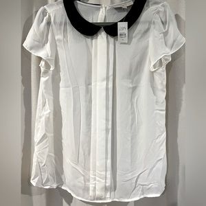 LOFT Peter Pan Neckline Blouse